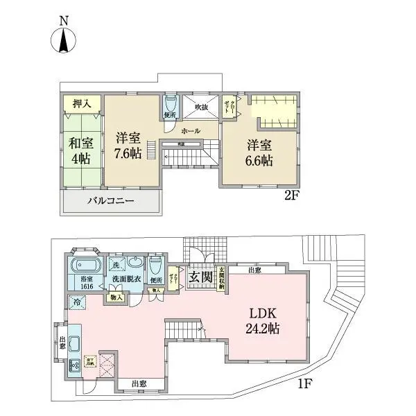 横浜市金沢区富岡西４丁目 間取図