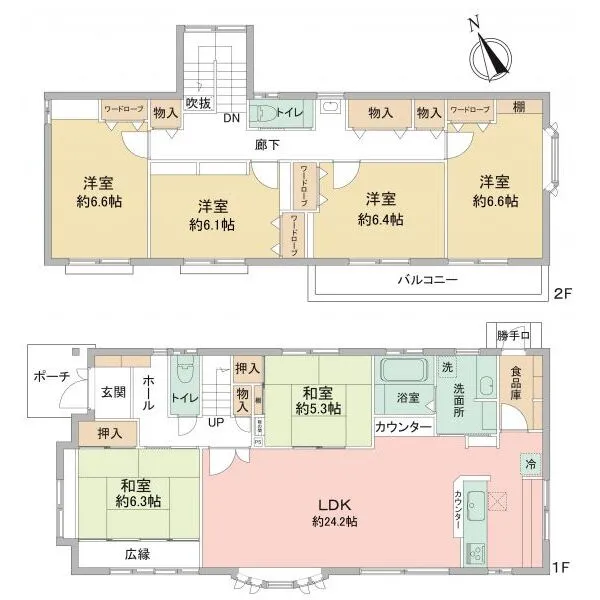 千葉市花見川区花園４丁目 間取図