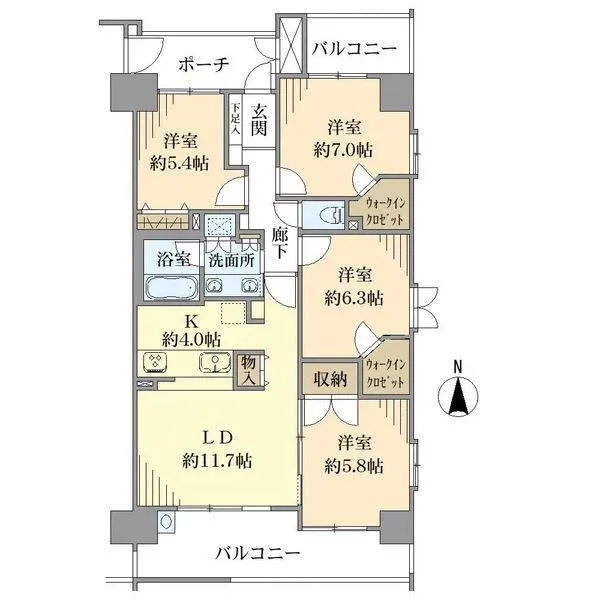 フォルム東洞院三条 間取図
