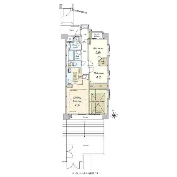 ガーデンホーム品川シーサイド 間取図