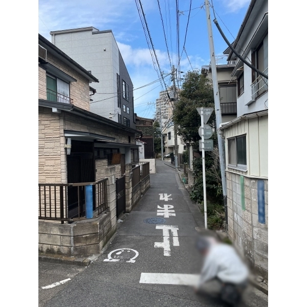 渋谷区神宮前２丁目 前面道路（北東側）