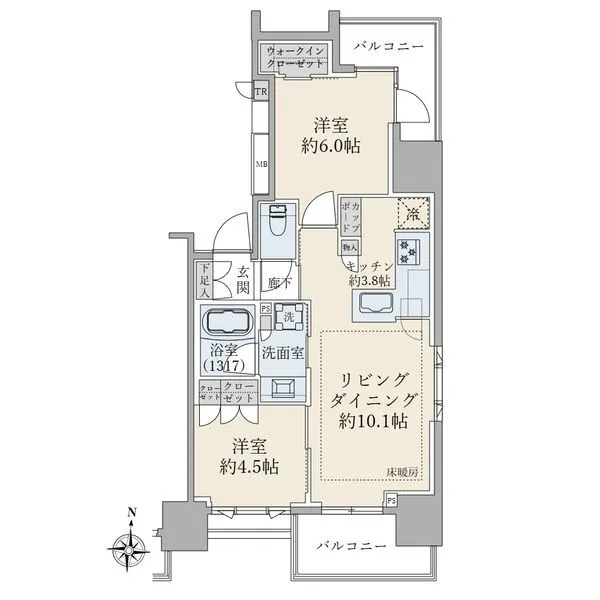 ブリリア亀戸 間取