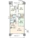 リライズガーデン西新井スカイレジデンス 間取図