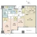 ザ・パークハウス千代田六番町 3LDK＋WIC（約1.1帖）＋SIC（約0.8帖）＋FS（約0.6帖）