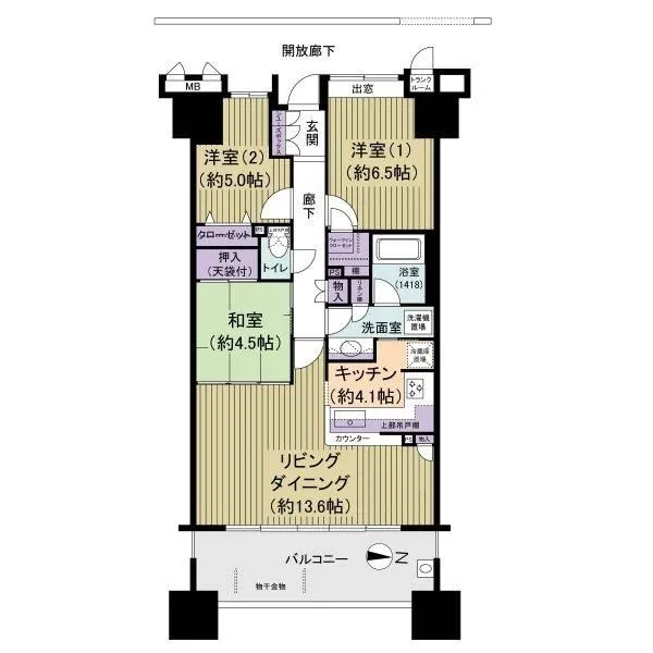 トキアス 間取図