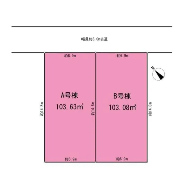 千葉市美浜区真砂5丁目 区画図