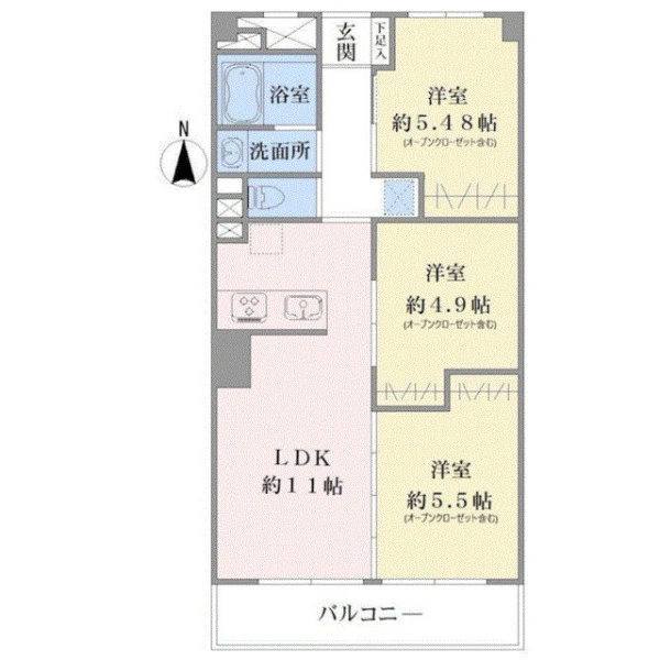 南幸第２ＫＳマンション 間取図
