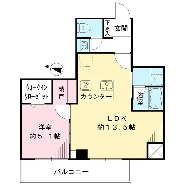 ダイアパレス幡ケ谷第２ 間取図