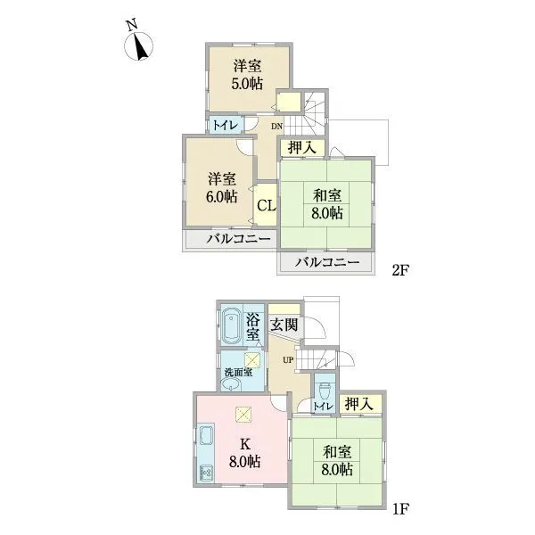 武蔵村山市残堀４丁目 間取図