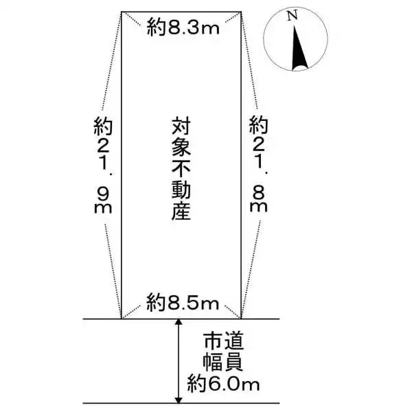 大阪市東住吉区北田辺６丁目 間取図
