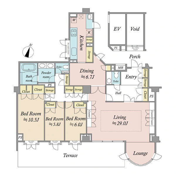 モアアペックス西小岩 間取図