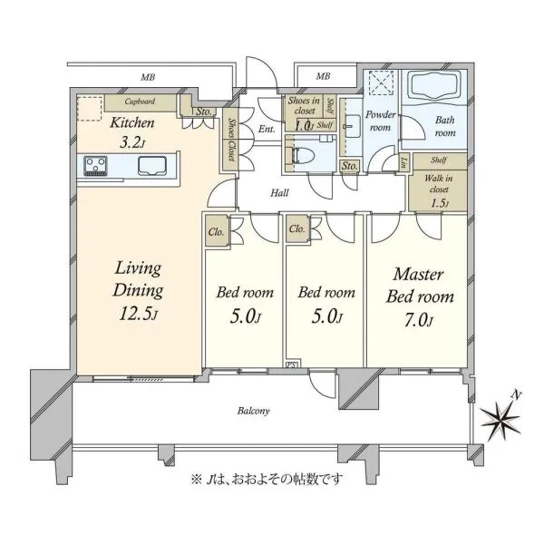 スカイズタワーガーデン 間取図