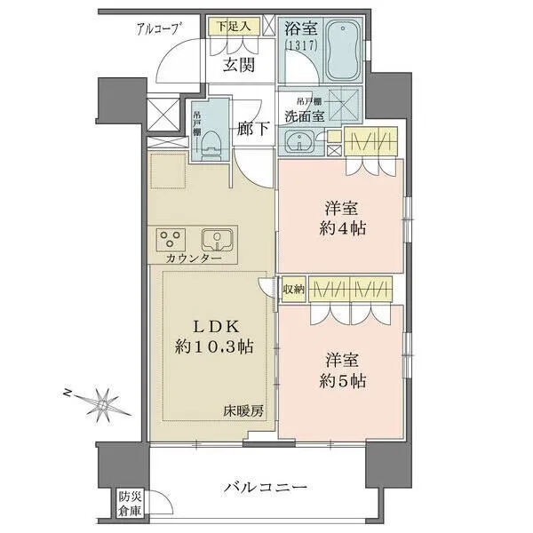 レ・ジェイド板橋本町 間取図