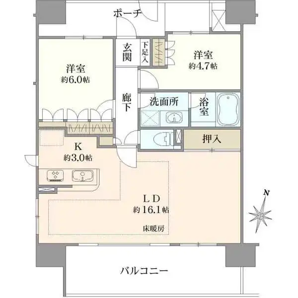 ユニヴェルシオール学園の丘 間取図