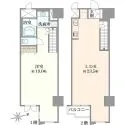 クリスタルブライト天満橋リバーサイド 間取図