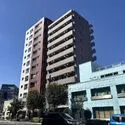 パークウェル池袋 外観：画面中央の建物が対象物件となります。