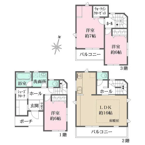 さいたま市南区文蔵４丁目 間取図