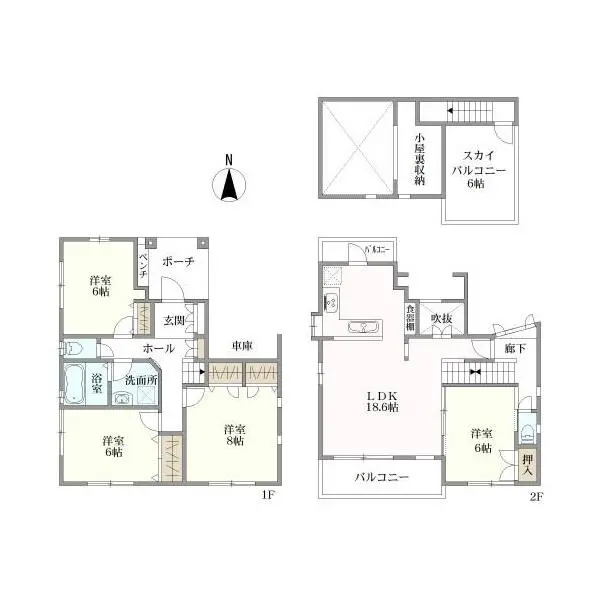 大田区山王４丁目 間取図