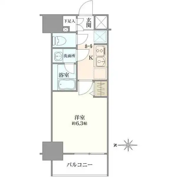 コンシェリア新宿ＥＡＳＴ 間取図
