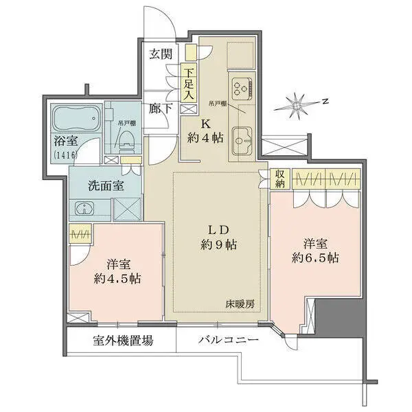 ザ・パークハウス調布 間取図