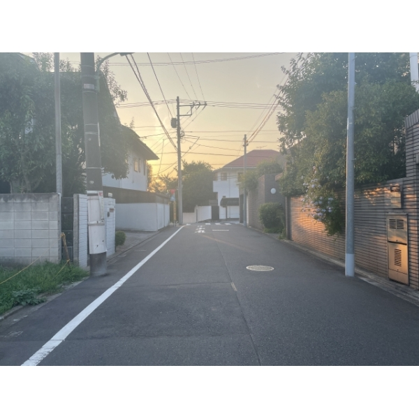 大田区田園調布５丁目 前面道路