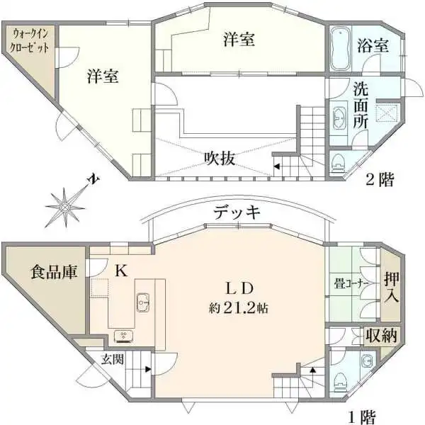 鎌倉市大町３丁目 間取図