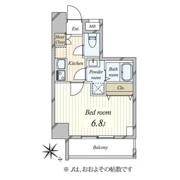 グランヴァン横濱クレストシティ 間取図