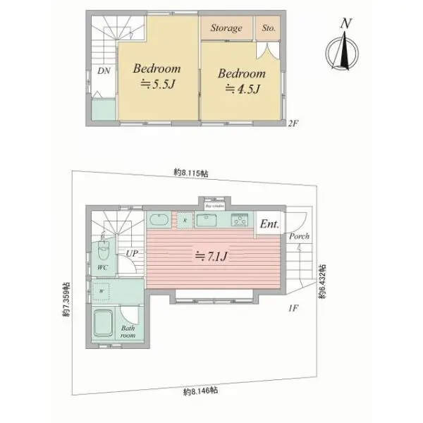 横浜市都筑区東山田４丁目 間取図