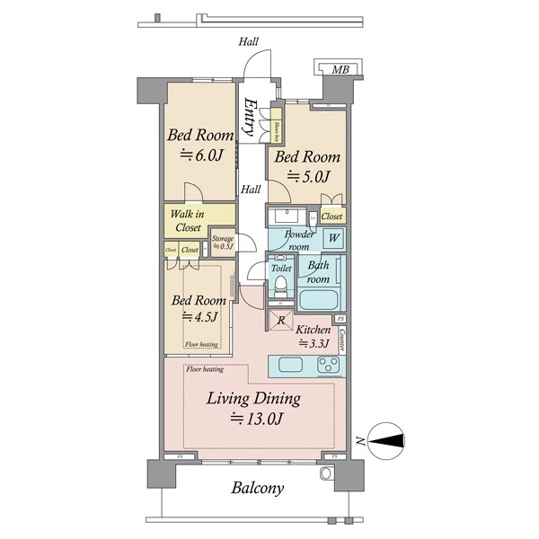 プレミスト千葉公園 間取図