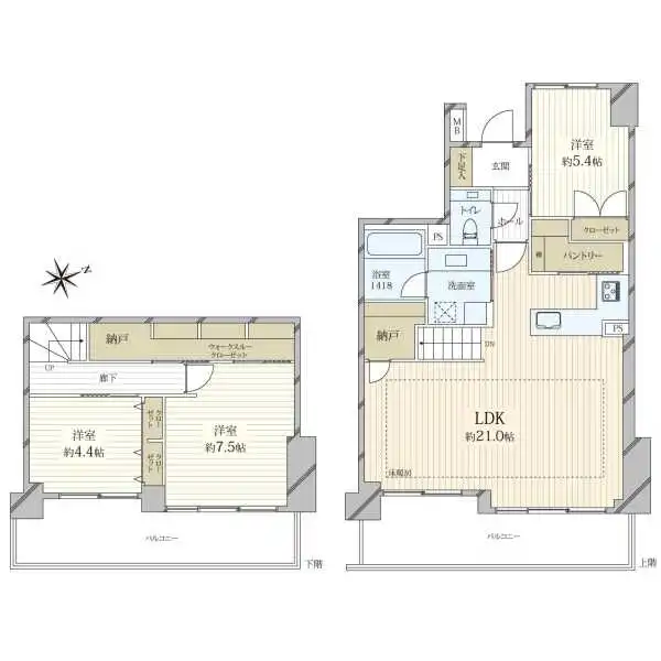 クレアホームズ高輪台 間取図