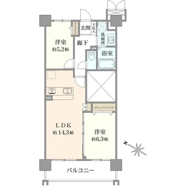 グランデュオ北街区 間取図