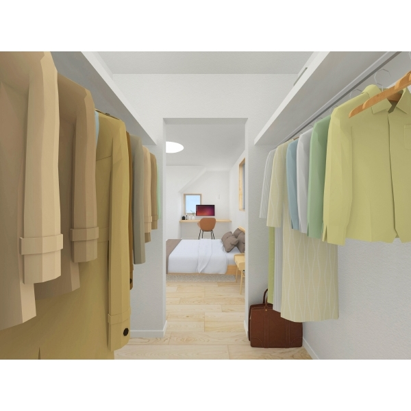 小田原市中町３丁目 完成予想図(WIC)図面を基に描き起こしたもので実際とは異なる場合があります