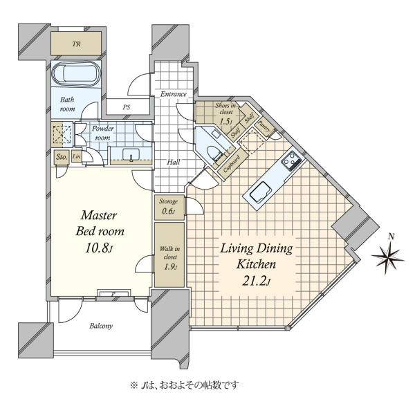 パークコート渋谷ザタワー 間取図