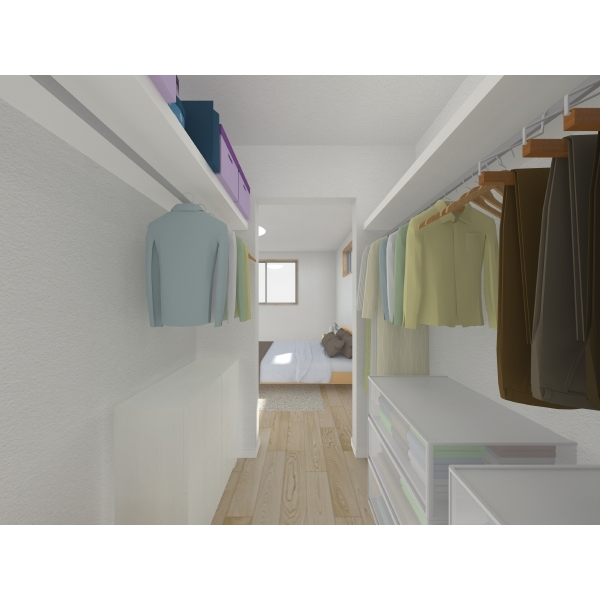 小田原市中町３丁目 完成予想図(WIC)図面を基に描き起こしたもので実際とは異なる場合があります  