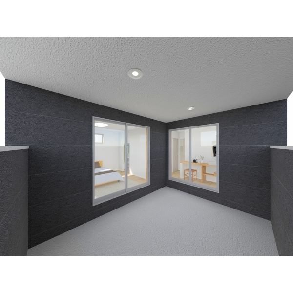 小田原市中町３丁目 完成予想図(ﾊﾞﾙｺﾆｰ)図面を基に描き起こした実際とは異なる場合があります  