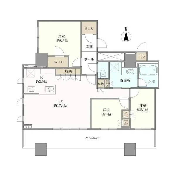 タワー・ザ・ファースト名古屋栄 間取図