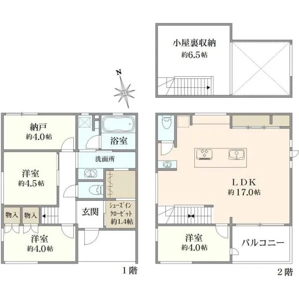 杉並区高井戸西１丁目 間取図
