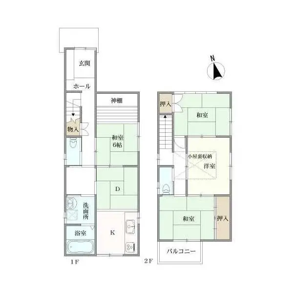名古屋市中村区高道町１丁目 間取図