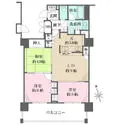 ロイヤルタワー大阪谷町 間取図