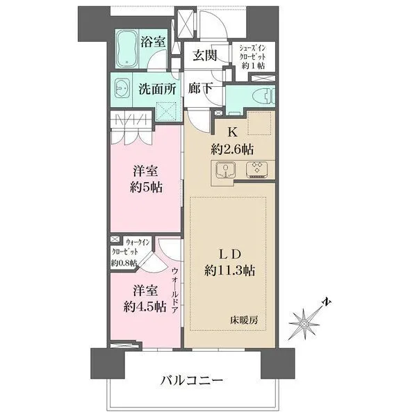 ザ・パークハウス曳舟 間取図
