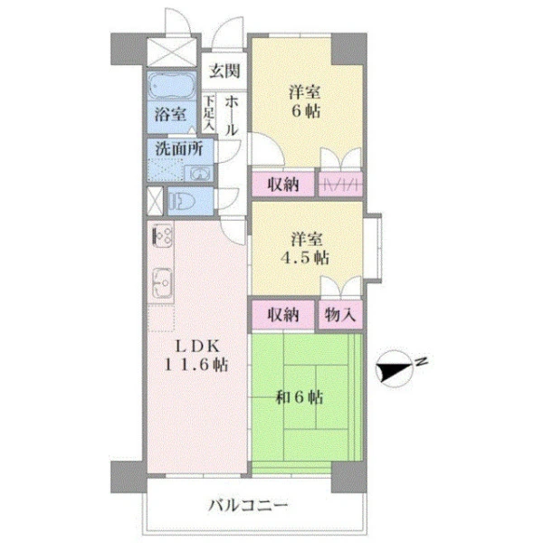 フジタ東品川マンション 間取図