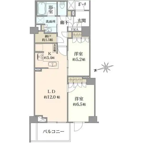 プラウド中野テラス 間取図