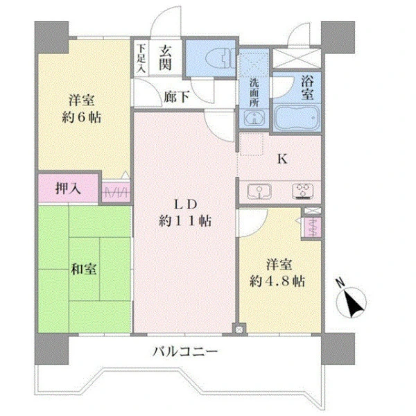 ナイスアーバン川崎 間取図