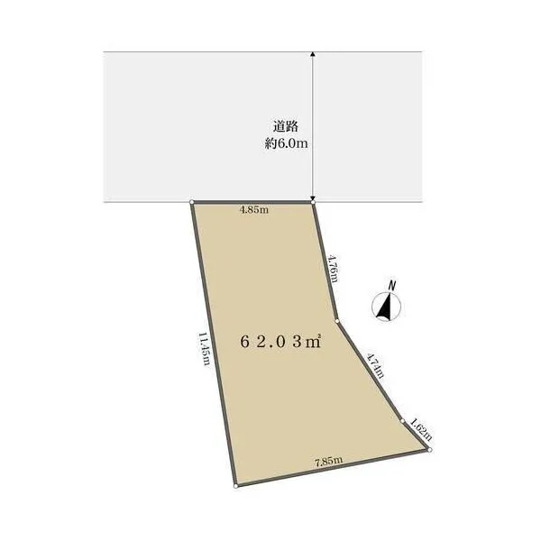 世田谷区若林２丁目 区画図
