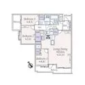 ライオンズマンション亀戸五丁目 間取図