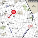 ガーデンプラザ柴又弐番館 現地案内図
