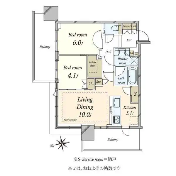 シティタワーズ東京ベイ　イーストタワー 間取図