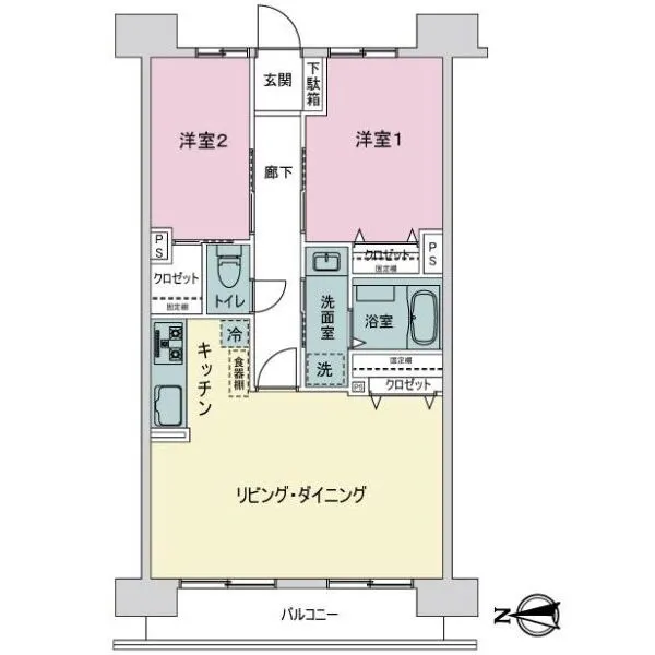 ライオンズプラザ錦糸町 間取図