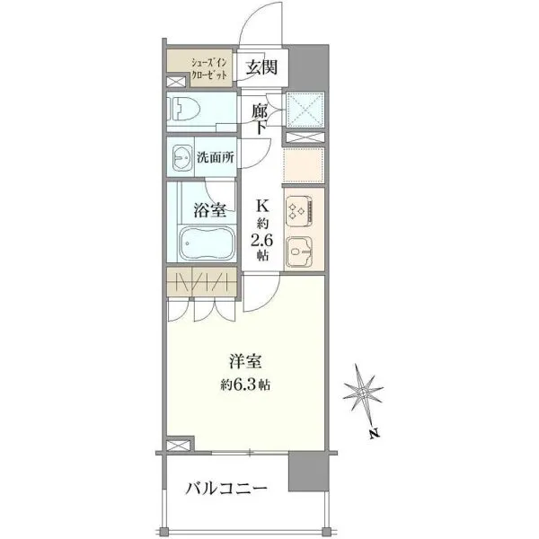 グローベルザ・高円寺プレミアム 間取図