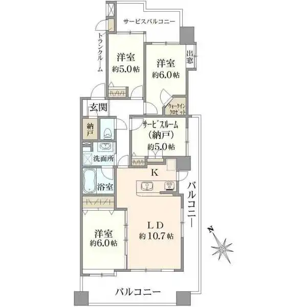 ウィルズスクエア　ヴェルテックスタワー 間取図